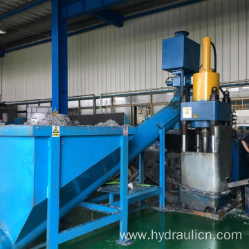 Aluminum Residue Briquetting Machine with Square Block